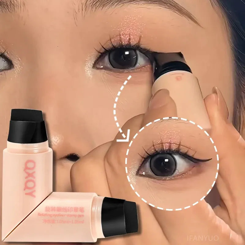 NovaLiner eyeliner stamp in black and brown shades
