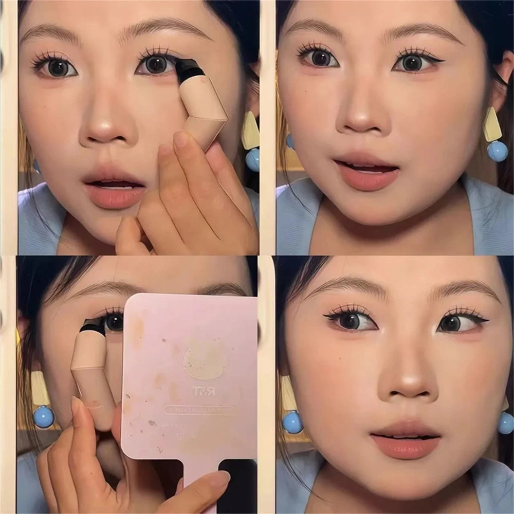 Waterproof Double-Wing Integrated Eyeliner Stamp - Sweat Proof & Long Lasting Easy to Use for Beginners Lazy Makeup Stencil